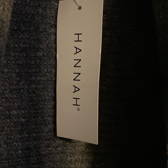 Blues & grays open front sweater size Large - Picture 4 of 4